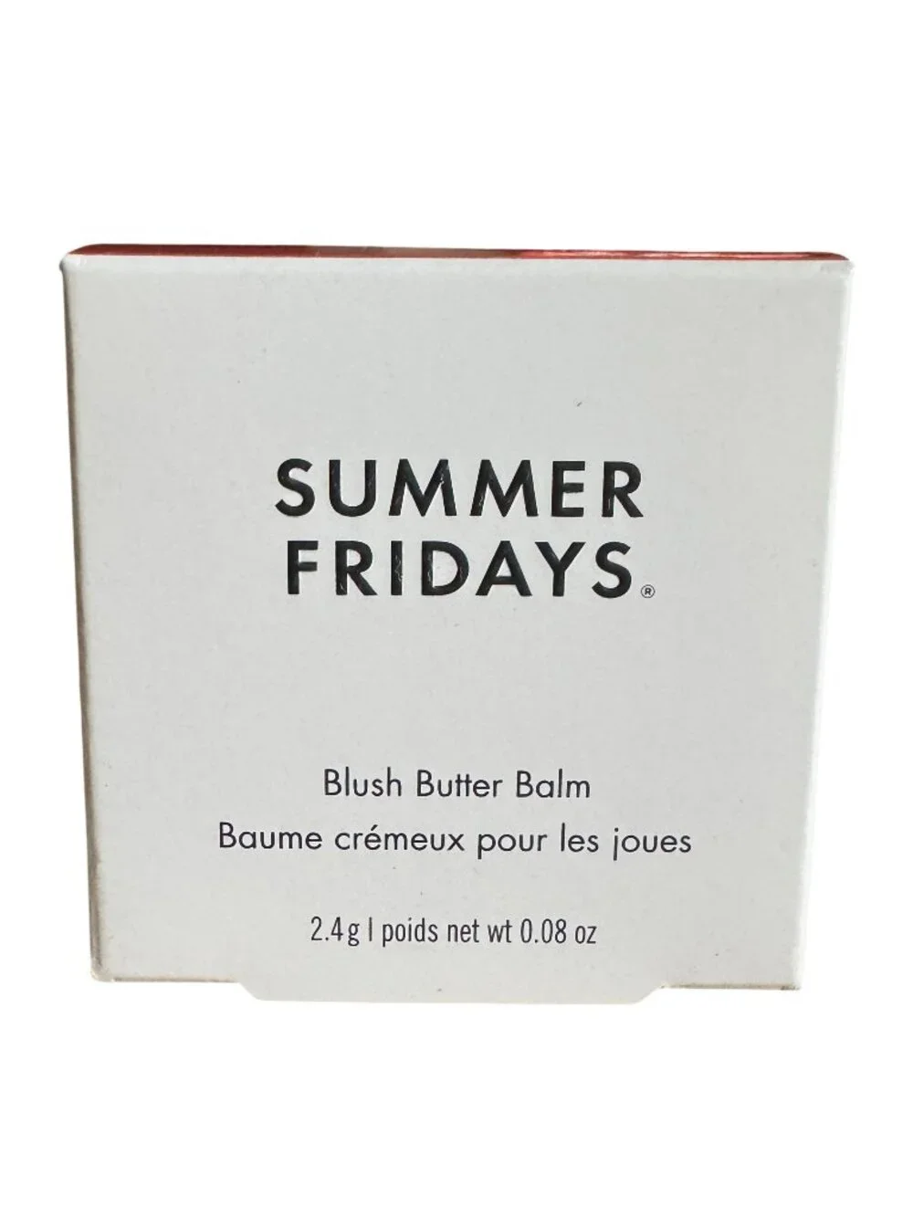Summer Fridays Blush Butter Balm Toasted Terracotta New in Box 0.08 oz